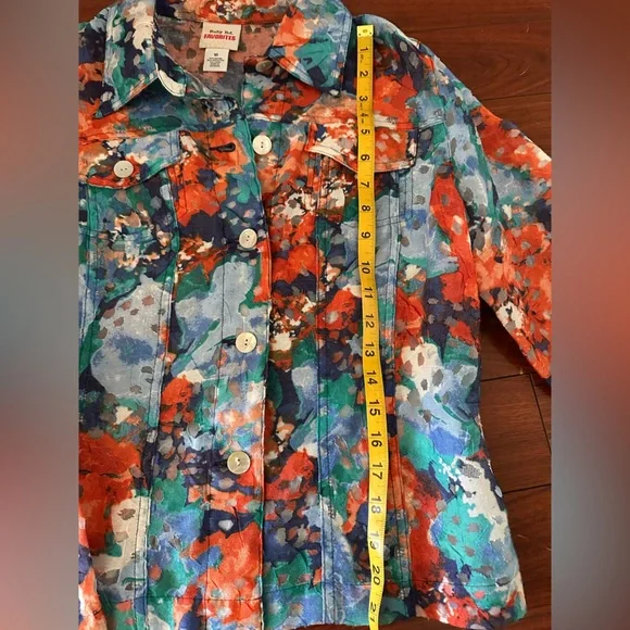 Ruby Rd. Multicolor Abstract Button-Up Blouse - Picture 5 of 7